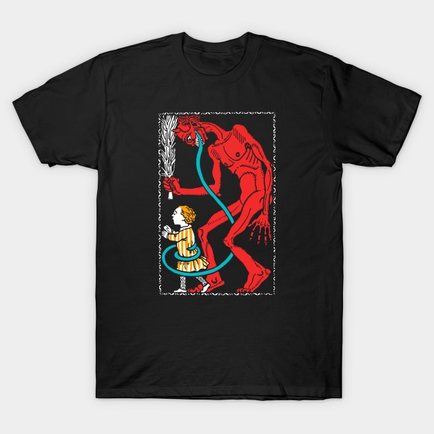 Merry Krampus (dark shirts) T-Shirt by monkeysmash